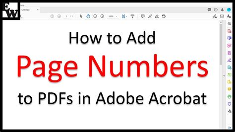 how to add page numbers in adobe acrobat pro 9|How to Add Page Numbers to PDFs in Adobe Acrobat (Legacy Interface).